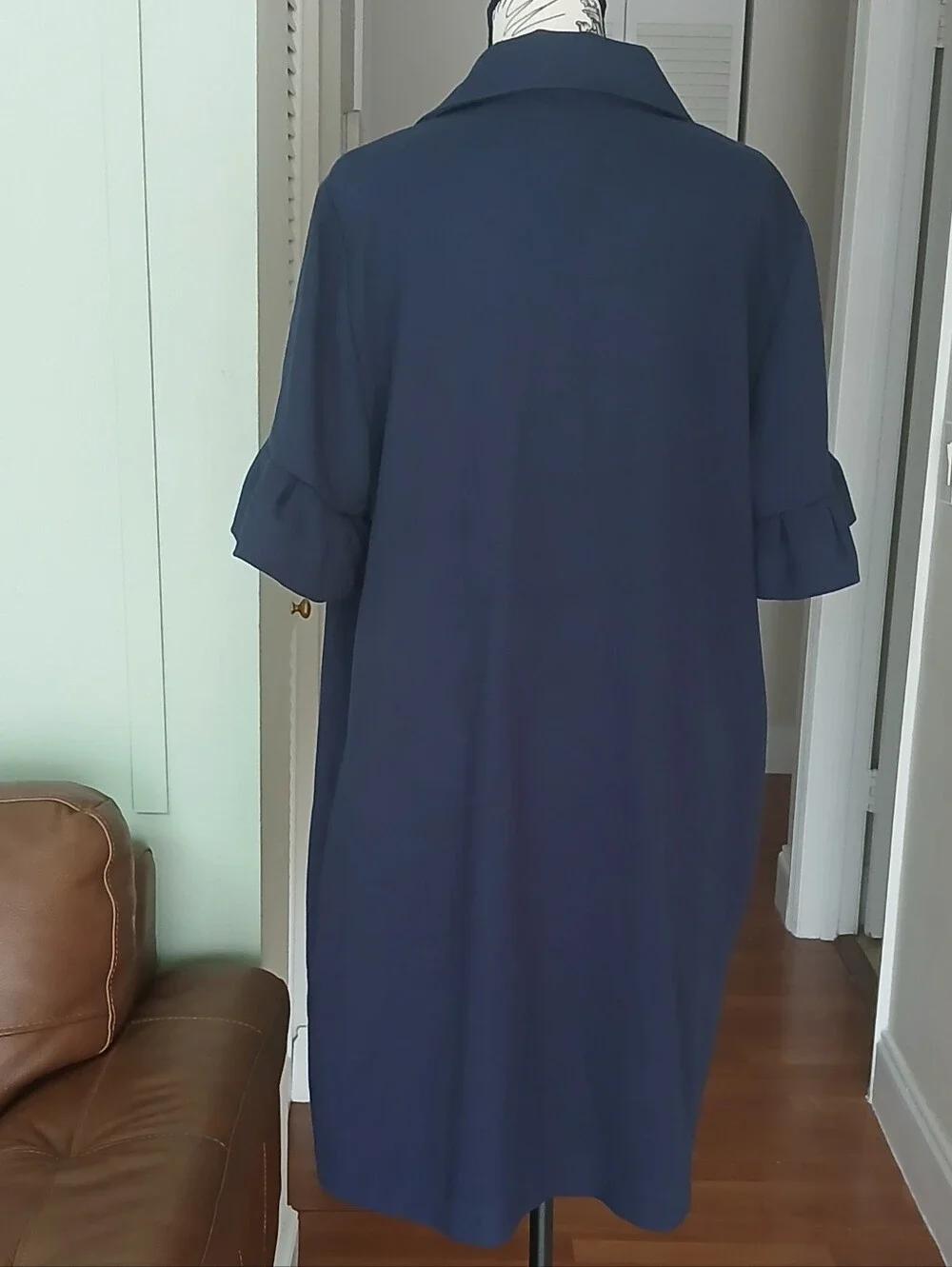 Tuckernuck Crepe Massey Shirt Dress XL - Picture 6 of 9